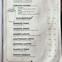 sommerkarte  at Liebling in Vienna