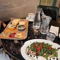 Taube and Seitlingbrot at Liebling in Vienna