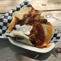 Pulled pork nachos  at Knifey Spooney in Kingston