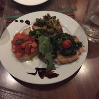 Bruschetta - tomato, spinach, caponata at Steps of Rome in Clonskeagh