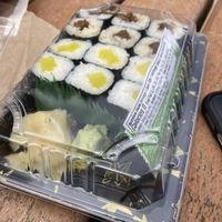 Shitaki maki & oshinko maki  at Ocean Sushi Deli in Monterey