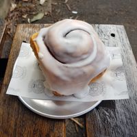 Vegan Cinnamon Scroll at Grumpy Donuts in Camperdown