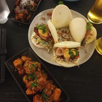 Fried tofu, smoky mushrooms, bao buns at The Fermentist in Christchurch