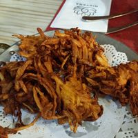 Veg pakoras at Nirvana in Seoul