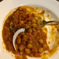 Tasty Chickpea curry. at Nirvana in Seoul