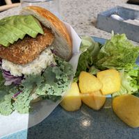 The avocado bagel sandwich of "fish" fly!🥑  at Cosme Kitchen Adaptation in Osaka