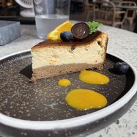 The "cheese" cake was amazing!!  at Cosme Kitchen Adaptation in Osaka