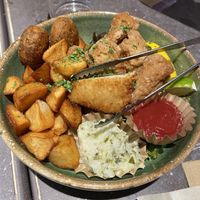 Very nice vegan fried side!  at Cosme Kitchen Adaptation in Osaka