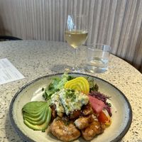 I cannot wait to return because there are so many vegan options! The desserts were so delicious 🥹 the decor was lovely too ✨  at Cosme Kitchen Adaptation in Osaka