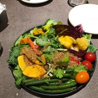 Organic salad bar! at Cosme Kitchen Adaptation in Osaka