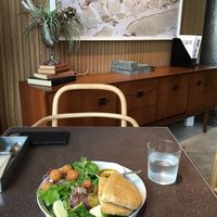 The falafel sandwich at Cosme Kitchen Adaptation in Osaka