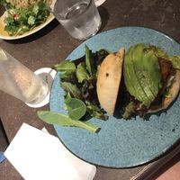 Vegan burger at Cosme Kitchen Adaptation in Osaka