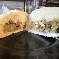 Inside the bun!  at Blue Taro in Rochester