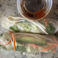 You know I can’t pass up a spring roll..  at Blue Taro in Rochester