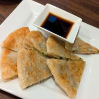 Scallion pancakes at Blue Taro in Rochester