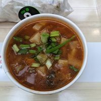 Cold vegetable soup at SprinGO! in Warsaw