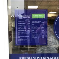 Vegan Menu (AUG 2021) at Capplemans Fish and Chips in Scarborough