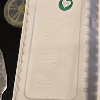 Label  at Capplemans Fish and Chips in Scarborough