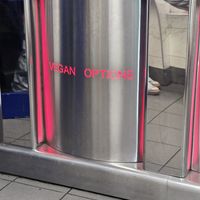 Sign in the shop  at Capplemans Fish and Chips in Scarborough