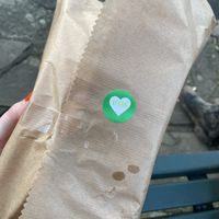 Vegan labelling   at Capplemans Fish and Chips in Scarborough