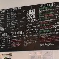 "" at Coffee Boxx in East London