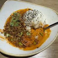 Vegan Yellow Curry  at Dean & David - Hauptbahnhof Express in Berlin