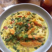 Vegan curry  at Loulou Friendly Diner in Paris