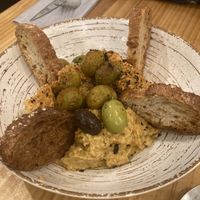 Hummus de Romesco  at Raices in Pamplona