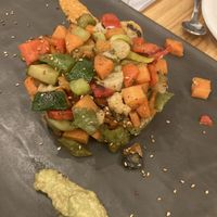 Wok verduras  at Raices in Pamplona