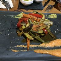 Wok de verduras  at Raices in Pamplona