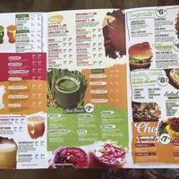 Menu at Valerio in Flushing