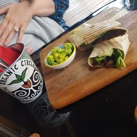 Vegan burrito at The Organic Circle  in Armadale