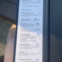Menu Aug 2024  at Lido Waterfront Bistro in Victoria