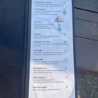 Menu Aug 2024  at Lido Waterfront Bistro in Victoria