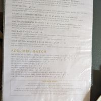 Lunch menu at Charlotte & The Quail in Victoria