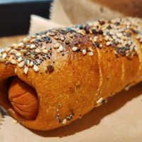 Vegan Bagel Dog at BetterBagels Bakery in Leiden