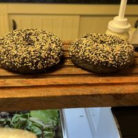 Everything bagel   at BetterBagels Bakery in Leiden