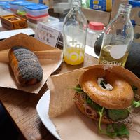 Bageldog & Fabulous bagel at BetterBagels Bakery in Leiden