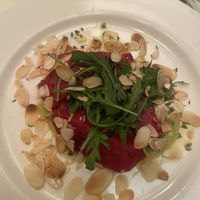 beetroot starter  at Ad Forum in Aosta