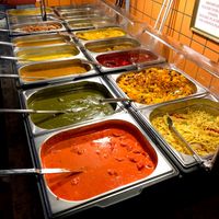 Buffet at Veggie Heroes - Viktoriagade in Copenhagen