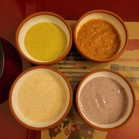 salsas, deliciosas! at Armonia in La Paz