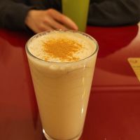 Lassi bebida at Armonia in La Paz