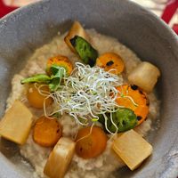 Lunch set at Armonia in La Paz