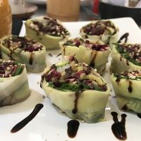 Best veggie rolls ever!!! A million stars!  at Tea Room Beatrice in Venice