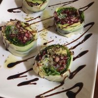 Veggie rolls at Tea Room Beatrice in Venice