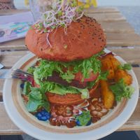 Burger (vegan option) at co Jak co in Poznan