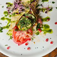 Pita z wegekurczakiem at co Jak co in Poznan