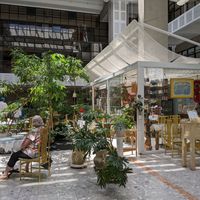 eatery in atrium at Peace-Garden in Ottawa