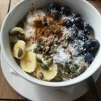 Havermout bowl at Leut in Oost-vlieland