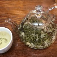 One of the many Chinese teas served at Moli at Moli Tea House in Shrewsbury